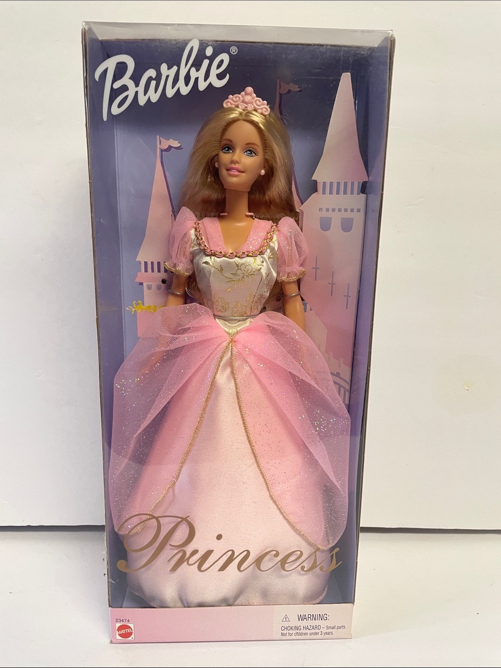 Mattel Barbie Princess Doll Accent in Pink and Gold Mattel 1999 NEW